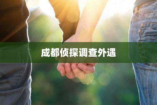 成都侦探调查外遇