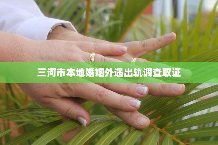 三河市本地婚姻外遇出轨调查取证