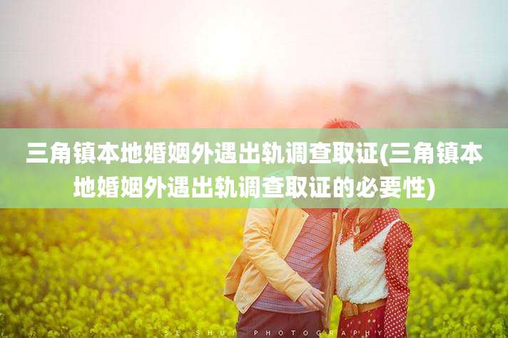 三角镇本地婚姻外遇出轨调查取证(三角镇本地婚姻外遇出轨调查取证的必要性)