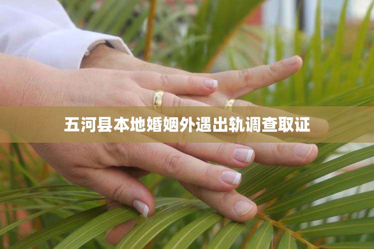 五河县本地婚姻外遇出轨调查取证