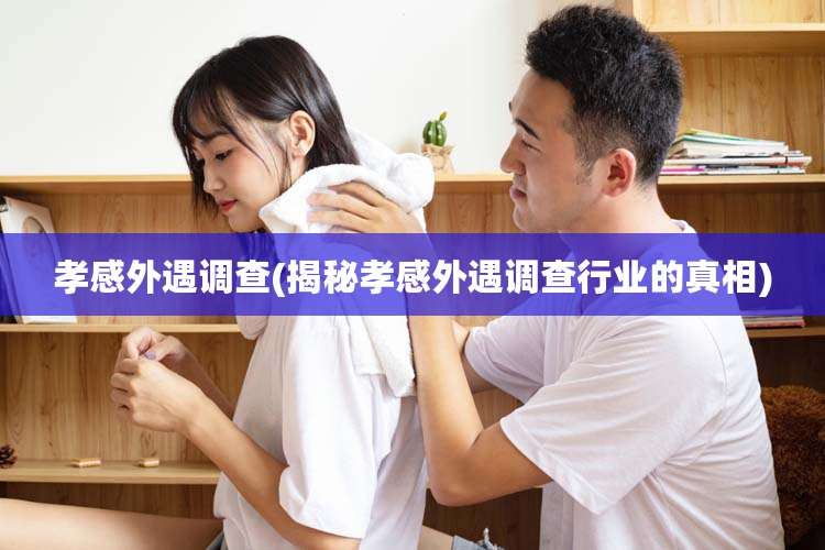 孝感外遇调查(揭秘孝感外遇调查行业的真相)