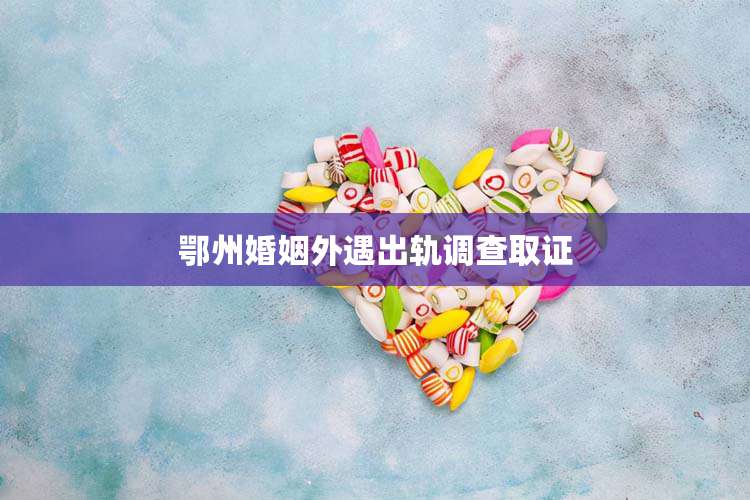 鄂州婚姻外遇出轨调查取证