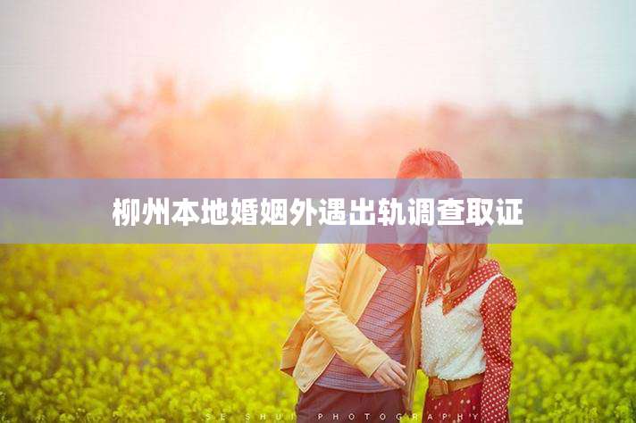 柳州本地婚姻外遇出轨调查取证