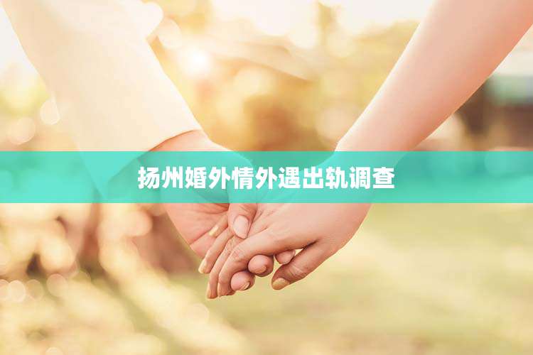 扬州婚外情外遇出轨调查