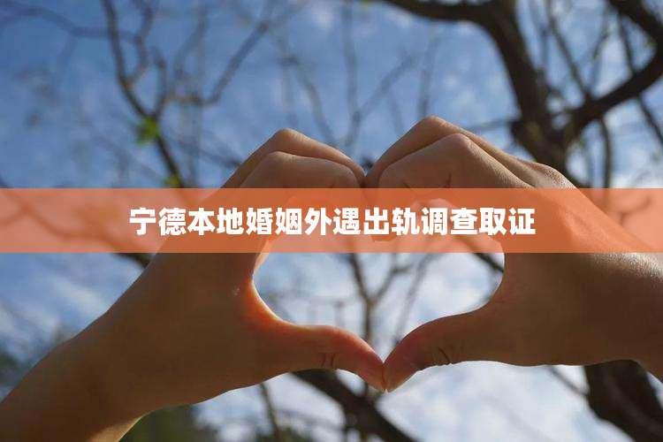 宁德本地婚姻外遇出轨调查取证