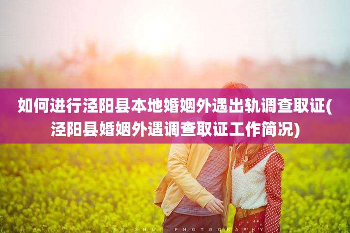 如何进行泾阳县本地婚姻外遇出轨调查取证(泾阳县婚姻外遇调查取证工作简况)