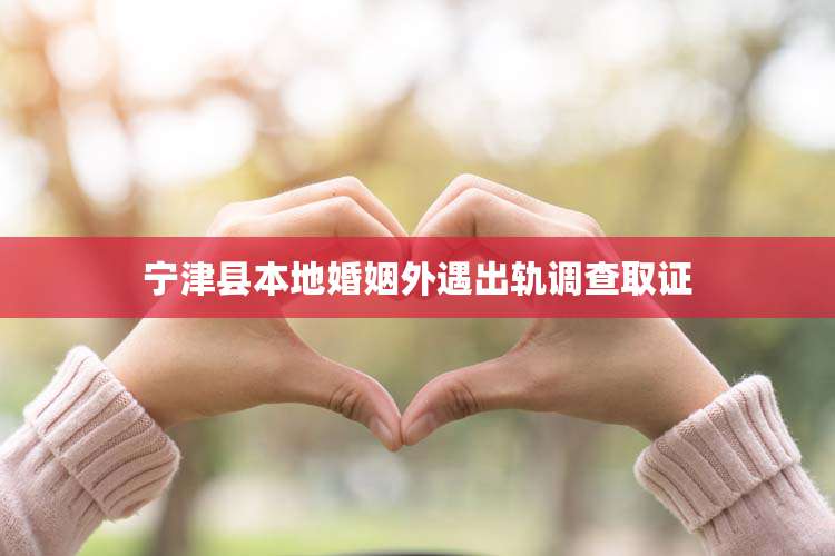 宁津县本地婚姻外遇出轨调查取证
