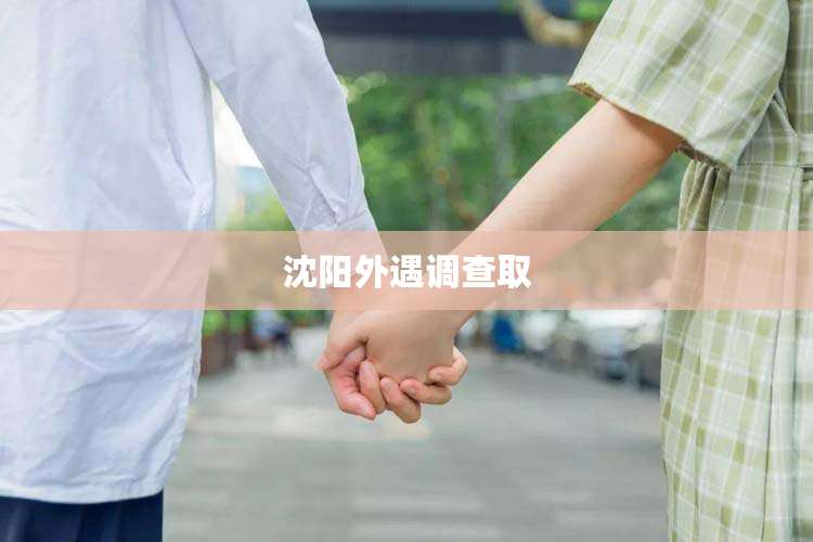 沈阳外遇调查取