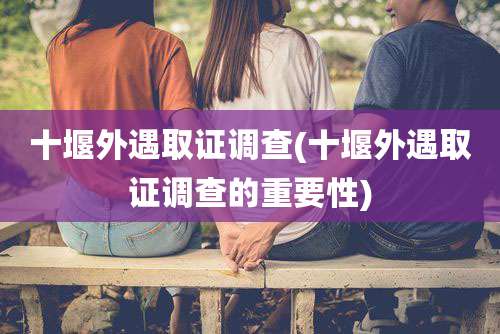 十堰外遇取证调查(十堰外遇取证调查的重要性)