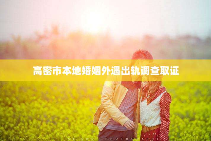 高密市本地婚姻外遇出轨调查取证