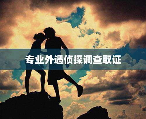 专业外遇侦探调查取证