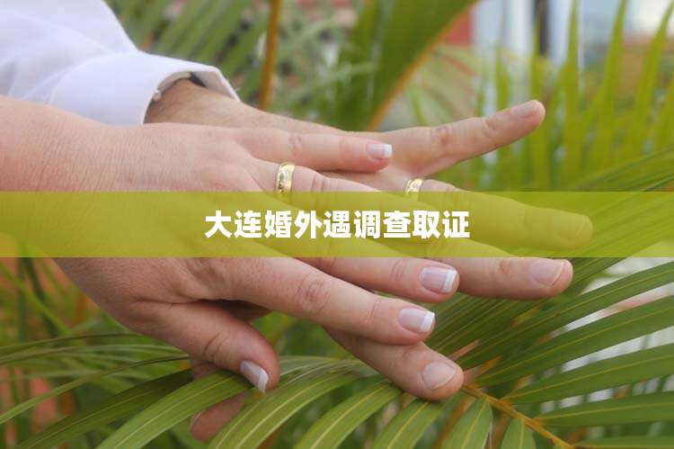 大连婚外遇调查取证