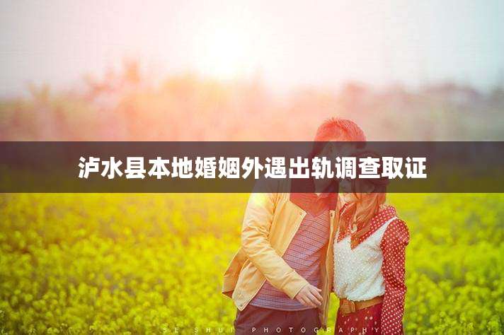 泸水县本地婚姻外遇出轨调查取证